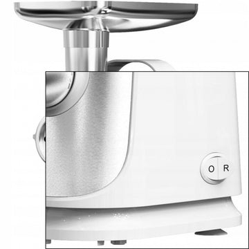 Masina de tocat carne Floria ZLN7966 – 1300W, 2 site, functie revers, lama inox, alb