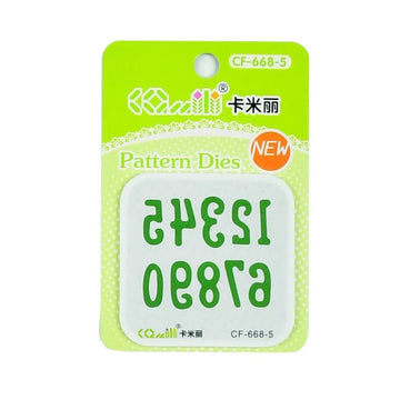 Matrita pentru masina taiere si embosare CNX CF-668-5, 5.5cm, cifre