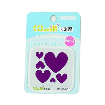 Matrita pentru masina taiere si embosare CNX CF-668-5, 5.5cm, inimi