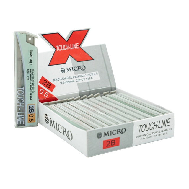 Mine creion mecanic CNX MICRO MLS205, 0.5mm, 2B, set 20 buc