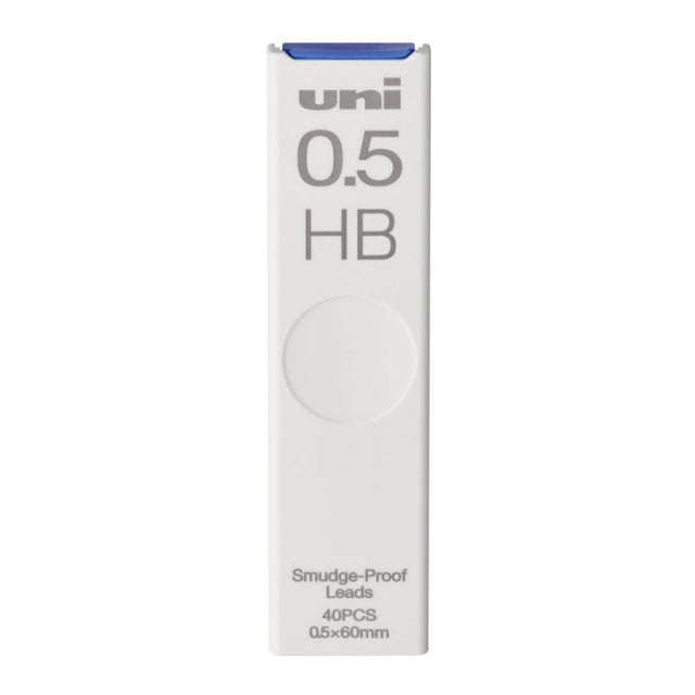 Mine creion mecanic UNI UL-S, 0.5mm, HB, set 40 buc