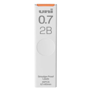 Mine creion mecanic UNI UL-S, 0.7mm, 2B, set 40 buc