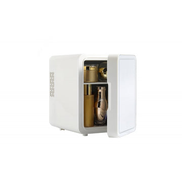 Mini frigider Zilan ZLN1160 pentru make up, 4L, 36W, racire si incalzire, oglinda LED, portabil, alb