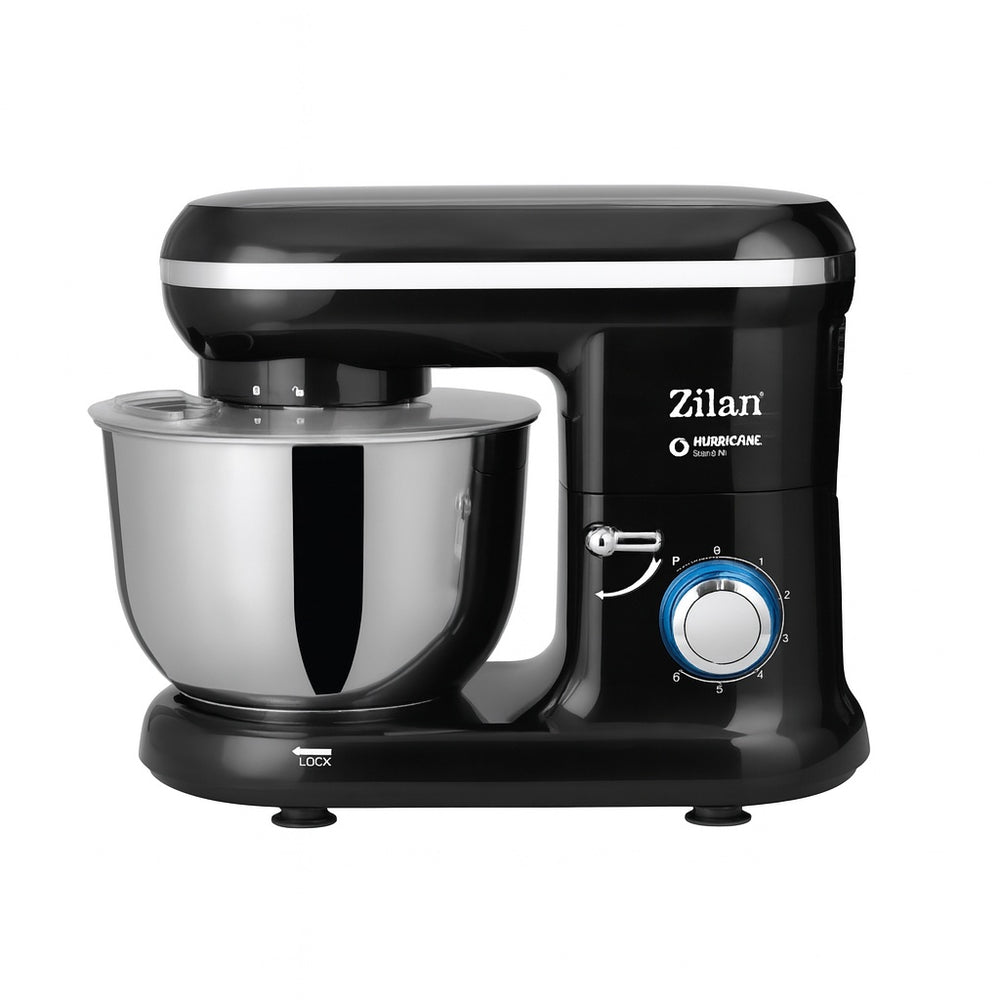 Multi-mixer Hurricane 1000W, Zilan ZLN3185, 4.5L, 6 trepte + Puls, negru