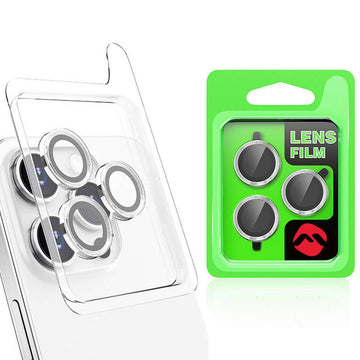 Folie Camere pentru iPhone 18 Pro Max, AutoAlign, Lens KIT - Argintiu