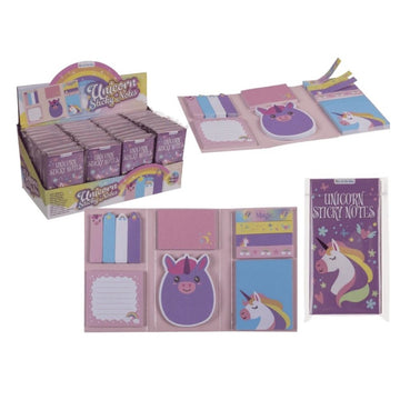 Notes adeziv index Out of the blue 29/2718 / 37738, model unicorn, 6 dimensiuni,12 modele, carticica