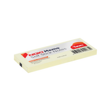 Notes adeziv Noki 12005, 100 coli, 40x50mm, galben, set 3 bucati