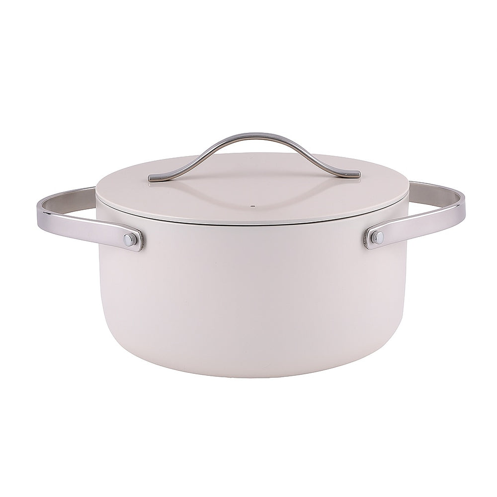 Oala cu capac 20 cm, 2.7L, Zilan ZLN0866, 5 straturi, inox + aluminiu + ceramica, interior antiaderent, compatibila inductie si cuptor
