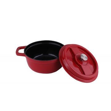 Oala Zilan ZLN0941, 22 cm, 2.6L, fier turnat sub presiune, 7 straturi, compatibila inductie, cuptor si masina de spalat vase