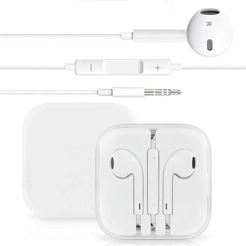 Casti cu Fir OEM MNHF2ZM, In Ear, Jack 3.5mm, Stereo HiFI, 1.2m - Alb