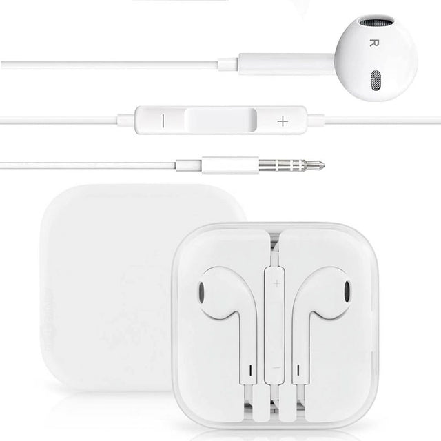 Casti cu Fir OEM MNHF2ZM, In Ear, Jack 3.5mm, Stereo HiFI, 1.2m - Alb