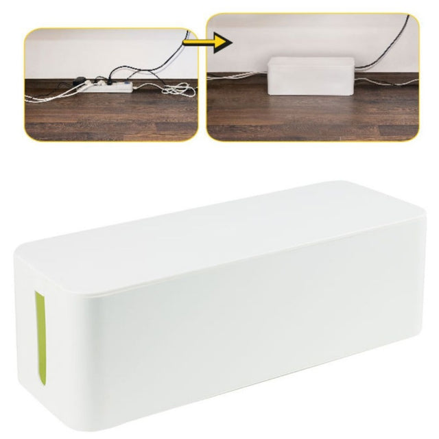 Organizator cablu Grand 120-1935 / YL-PK405B, alb