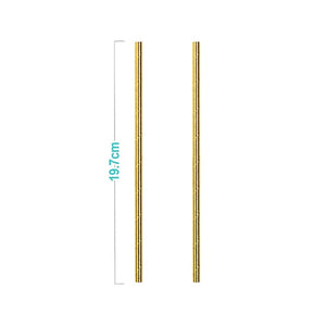 Paie aurii PartyGo, 20cm, DE0091, set 25 buc