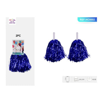 Pampoane PartyGo, albastru, HC0002, set 2 buc