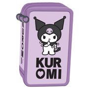 Penar echipat St.Majewski Kuromi Violet, 3 fermoare, violet, 694127