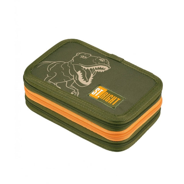Penar echipat St.Majewski St.Right T-Rex, 3 fermoare, verde kaki, 43 de piese, PC05 / 654060