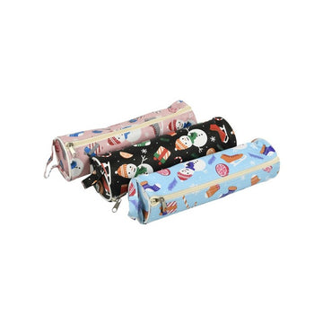 Penar neechipat motive Craciun, 1 fermoar, diverse culori, textil, 816