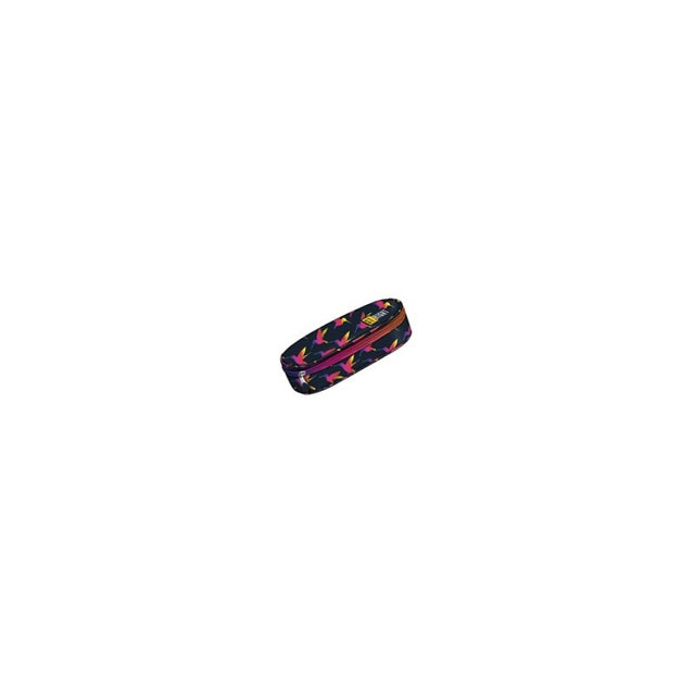 Penar neechipat St.Majewski St.Right Rainbow Birds, 1 fermoar, negru cu rosu, PC-01