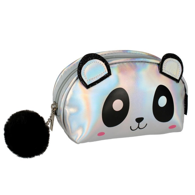 Penar neechipat Starpak urs panda, 1 fermoar, argintiu cu negru, 447242