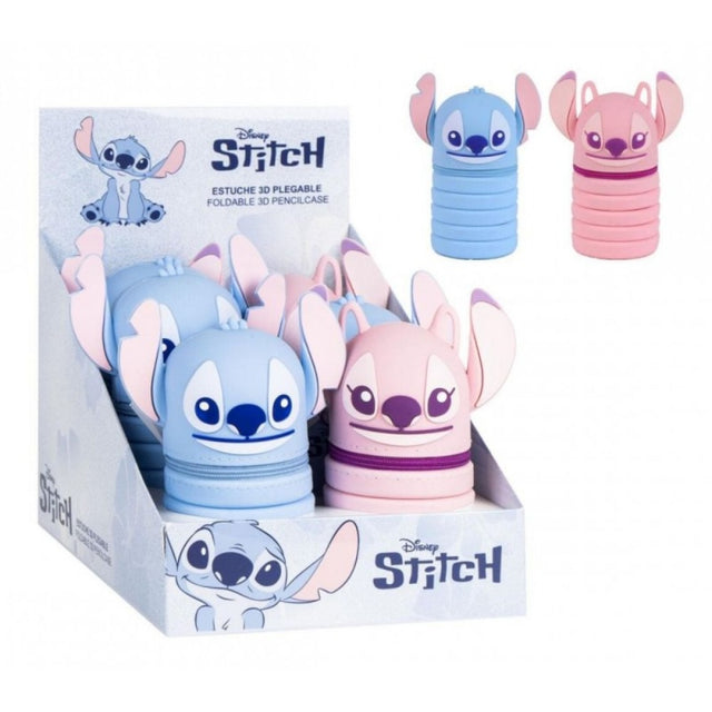 Penar neechipat Cerda 3D Stitch, 1 fermoar, siliconic, extensibil, 6.5x19x6.5cm