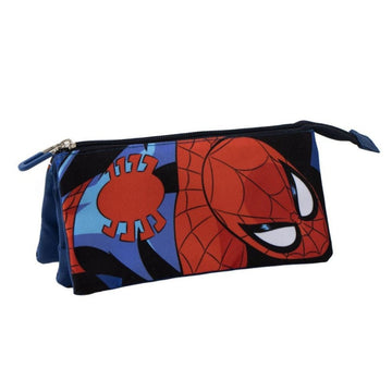 Penar neechipat Cerda Spiderman, 1 fermoar, 3 compartimente, 22.5x11.5x2cm, 630930