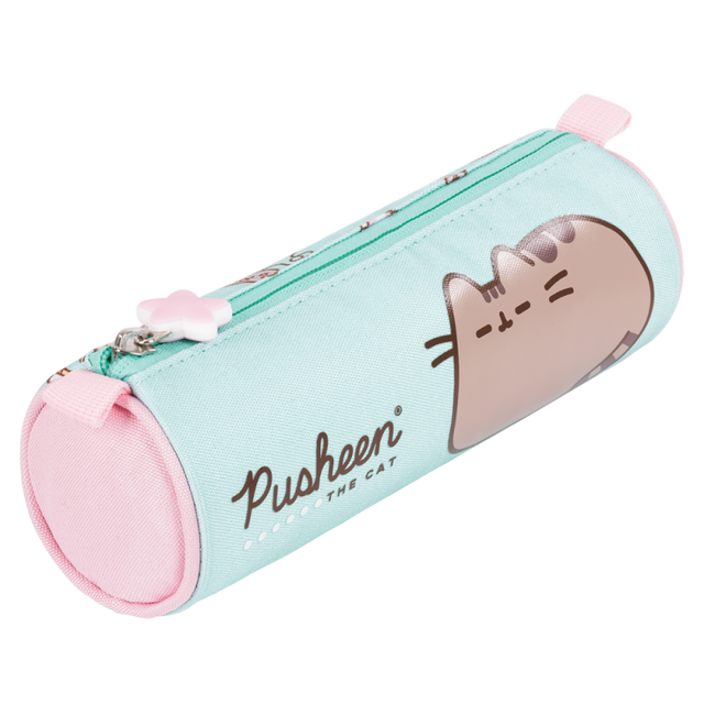 Penar neechipat St.Majewski Pusheen, 1 fermoar, verde menta, cilindric, 663239