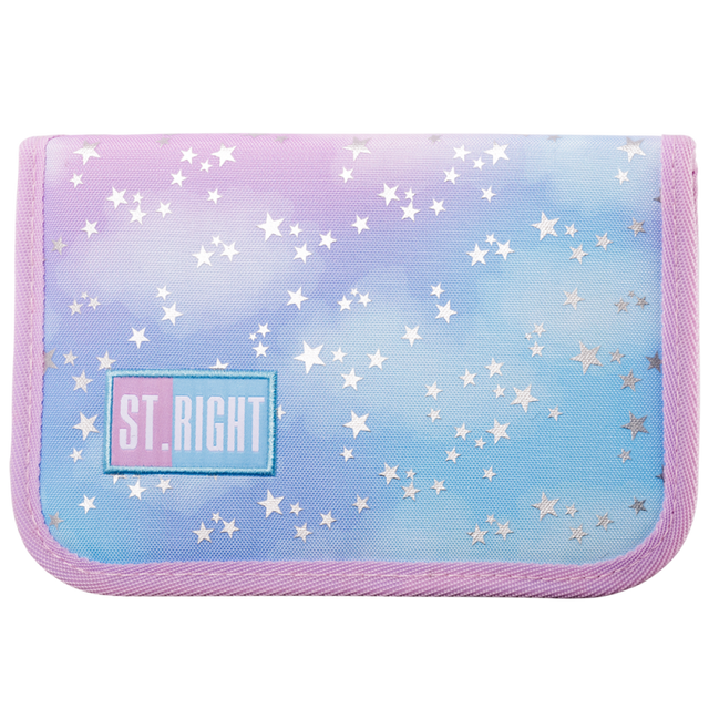 Penar neechipat St.Majewski St.Right Pastel Stars, 1 fermoar, 2 extensii, bleu cu roz, PC03 / 664144