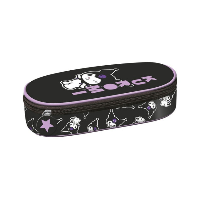 Penar neechipat St.Majewski Kuromi, 1 fermoar, 693779, negru/roz, oval