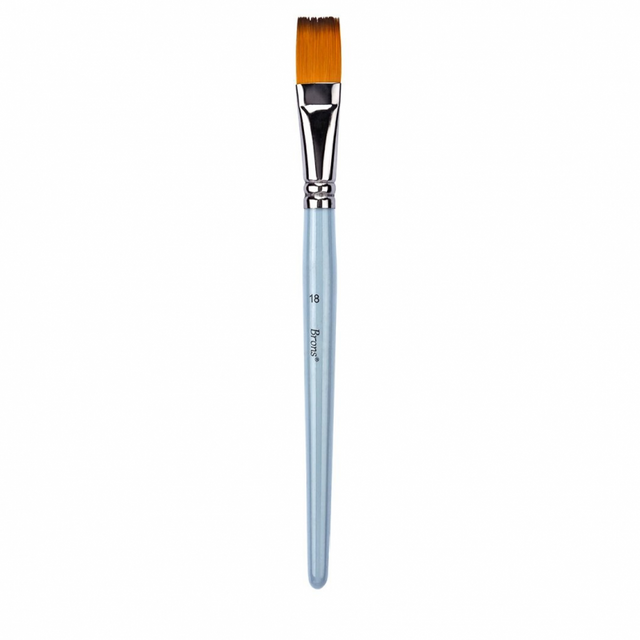 Pensula Brons BR-789, varf lat, nr. 18, pictura cu ulei/apa