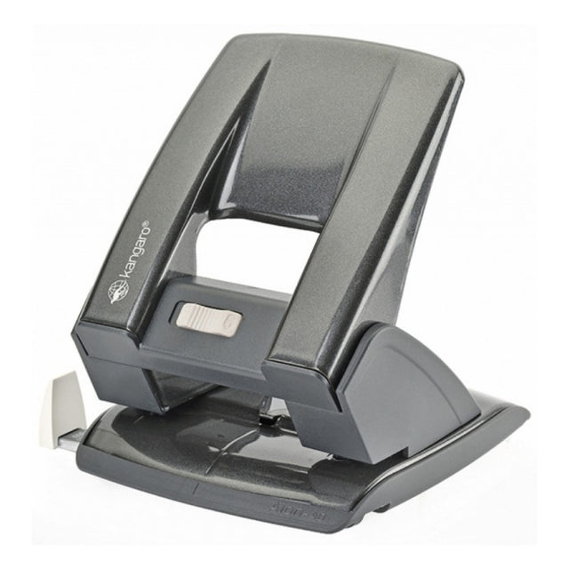 Perforator Kangaro AION-40, 40 coli, metalic, negru