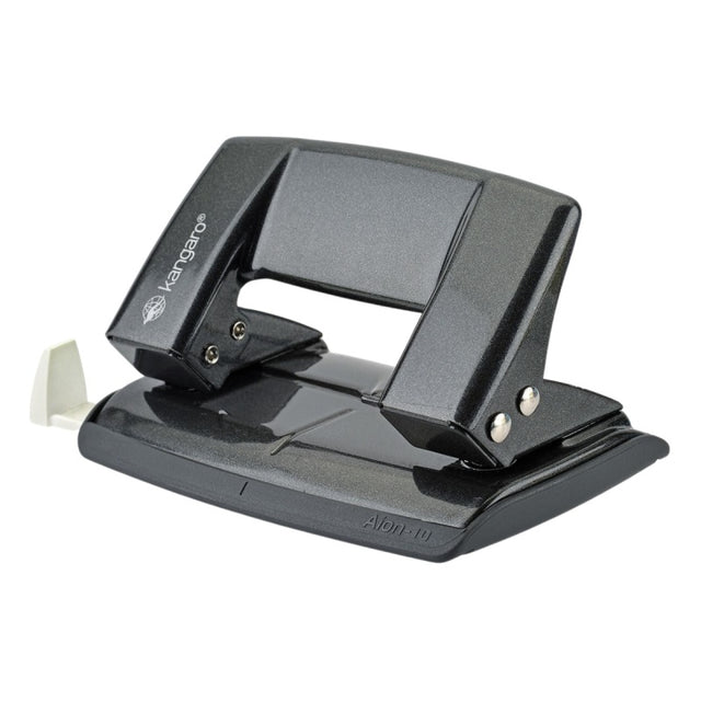 Perforator Kangaro AION-10G, 10 coli, metalic, negru