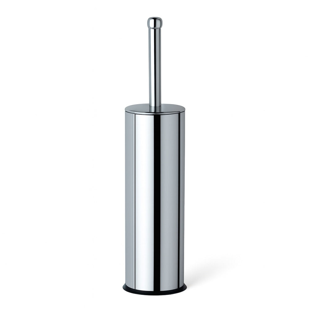Perie WC ZILAN, suport inox lucios, recipient interior, ZLN6928, argintiu