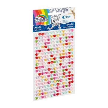 Accesorii creatie - perle plastic, diverse culori, 3mm, intense, set 260 buc, Fiorello, GR-PS162-2 / 170-2584