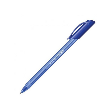 Pix cu bila CLARO Trion CL-TRI-A, 1.0mm, cu capac, corp diverse culori semitransparent, scris albastru