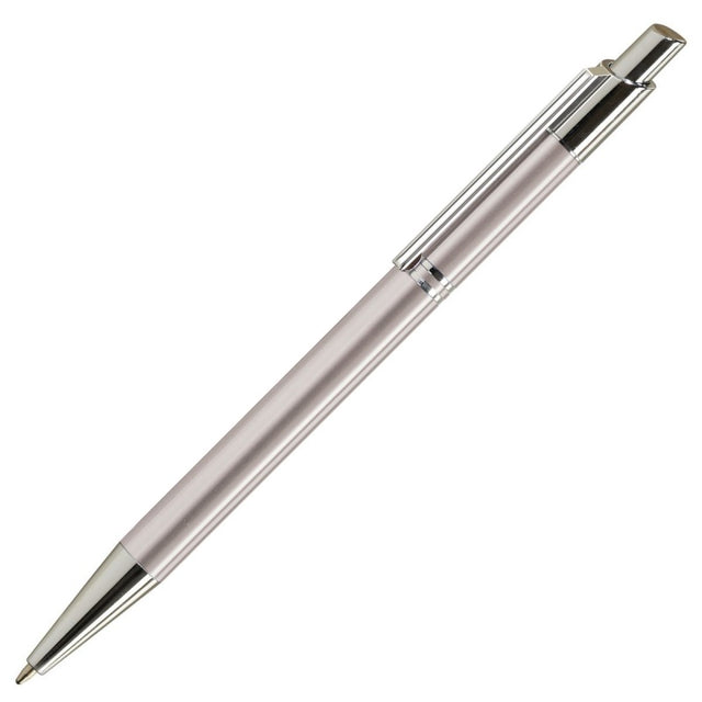 Pix cu bila Office-Cover Tiko, 1.0mm, cu mecanism, pentru personalizare, corp metalic, argintiu