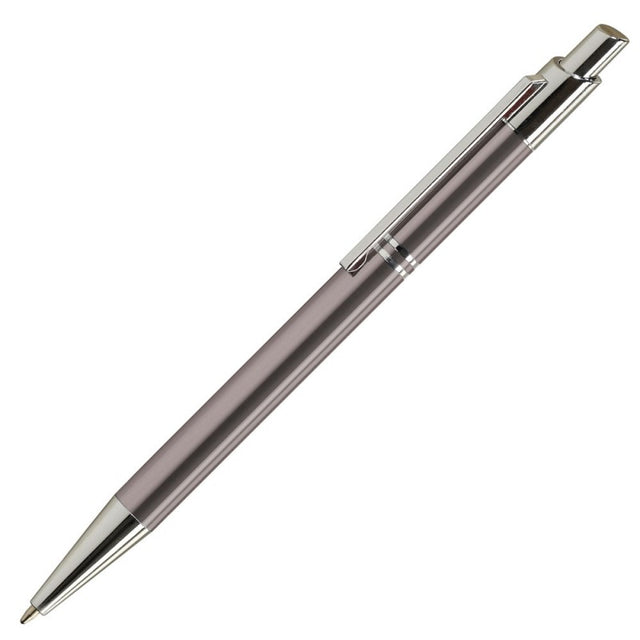 Pix cu bila Office-Cover Tiko, 1.0mm, cu mecanism, pentru personalizare, corp metalic, grafit