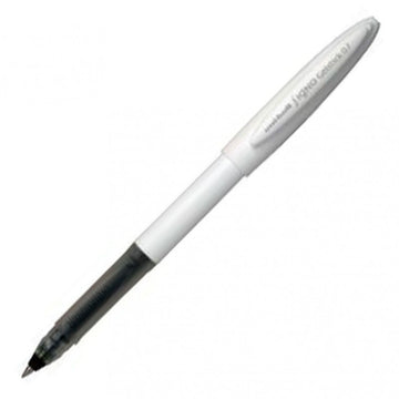 Pix cu gel Uni-ball Signo GelStick UM-170, 0.7mm, cu capac, corp alb, scris negru