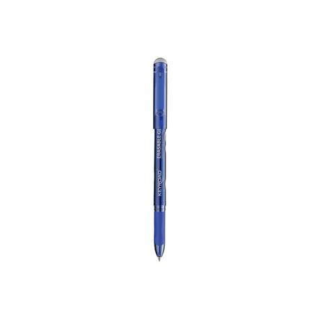 Pix cu gel Keyroad Erasable KR972580, 0.7mm, cu capac, cu guma de sters, corp albastru, grip cauciucat, scris albastru