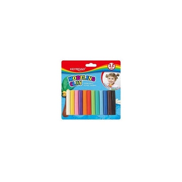 Plastilina Keyroad KR971345, 160g, set 12 culori