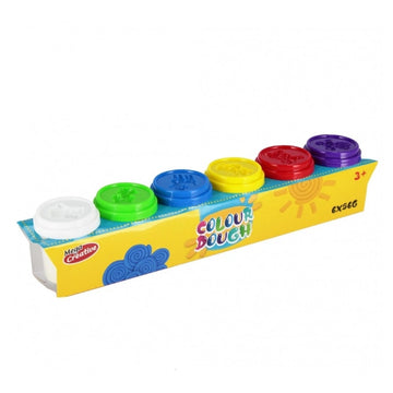 Plastilina Mega Creative Colour Dough 545751, 5x6x5cm, 6x56g, set 6 culori