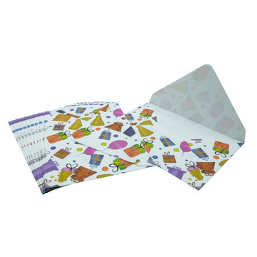 Plic color CNX, 130x180mm, 120g, model party, set 10 buc