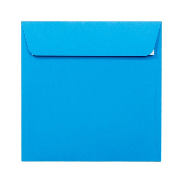 Plic color PC1616A, albastru, 120g/mp, 160x160mm, autoadeziv, set 25 buc