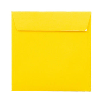 Plic color PC1616G, galben, 120g/mp, 160x160mm, autoadeziv, set 25 buc