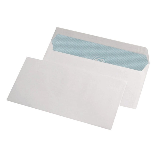 Plic standard DL GPV 122300, gri, 80g/mp, 110x220mm, siliconic, reciclat, cutie 1000 buc