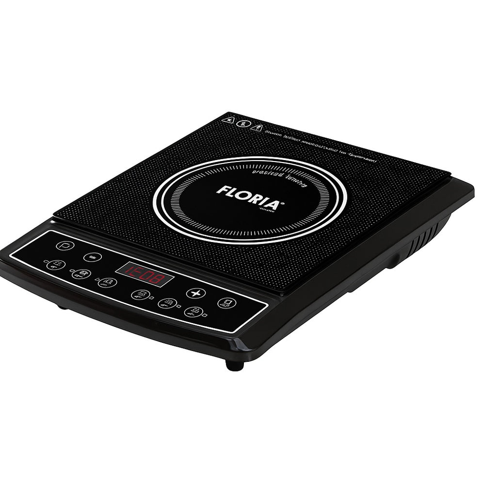 Plita inductie 1500W, Floria ZLN8092, 8 trepte de putere, 6 functii gatire, oprire automata, timer 4 ore, afisaj digital