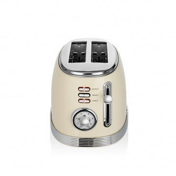 Prajitor de paine Retro Zilan ZLN1191, 850W, 2 felii, 6 trepte de rumenire, functie dezghetare, reincalzire si stop, tavita firimituri