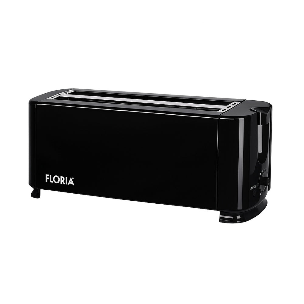 Prajitor paine dublu Floria ZLN2706 – 1300W, 4 felii, 6 trepte rumenire, oprire automata, negru