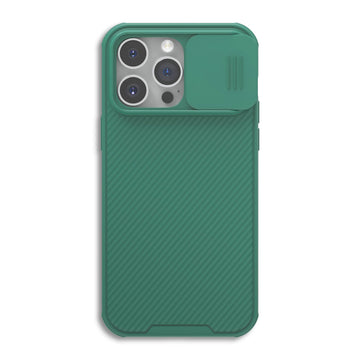 Husa Nillkin pentru iPhone 15 Pro Max, CamShield Pro, TPU - Deep verde
