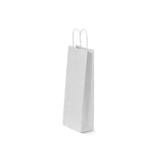 Punga cadou Colorarte 00280 / 03468, A5, 14x21x8cm, 90g/mp, alba, manere din hartie rasucita
