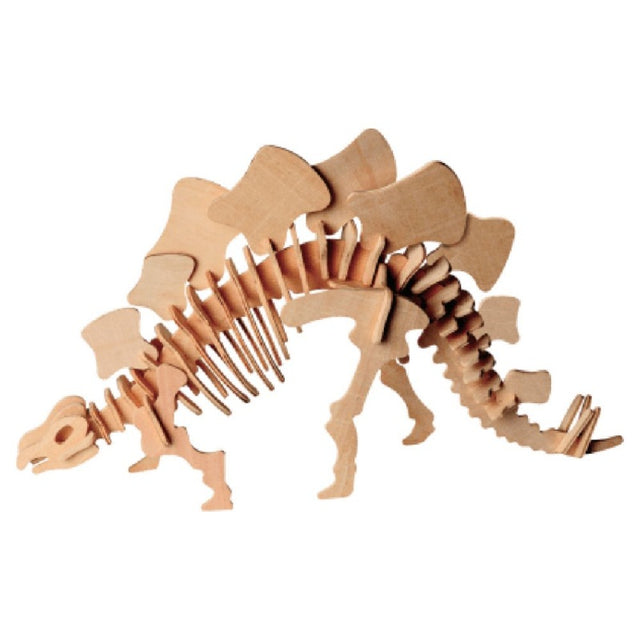 Puzzle lemn 3D - Dinozaur Stegosaurus, 2 foi, Colorarte, J002-2